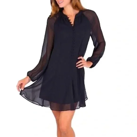 open lace back dress WholesaleEvening Party Dress Plus Size Long Sleeve Side Split
